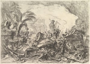 Der Triumphbogen, aus Grotteschi Grotesken von Giovanni Battista Piranesi