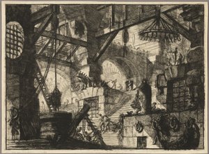 The Well, skylt 13 från Imaginary Prisons av Giovanni Battista Piranesi
