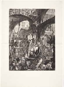 Mannen på hyllan av Giovanni Battista Piranesi
