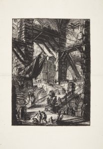 Trappan med troféer av Giovanni Battista Piranesi