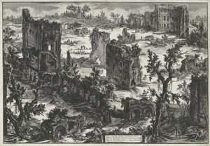 Thermen des Trajan in Rom von Giovanni-Battista Piranesi