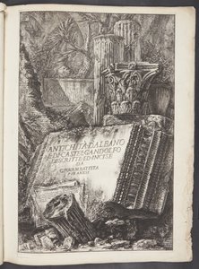 Titelblatt von Giovanni Battista Piranesi