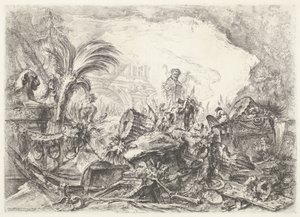 Triomfboog Dekorativa infall (tidigare serietitel) Grotesker (serietitel) av Giovanni Battista Piranesi