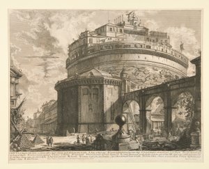 Utsikt över mausoleet d av Giovanni-Battista Piranesi