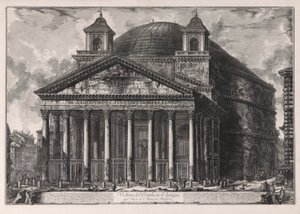 Utsikt över Pantheon d av Giovanni-Battista Piranesi