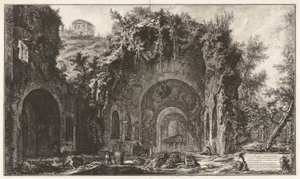 Utsikt över våren och Spelonche d av Giovanni-Battista Piranesi