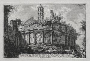 Utsikt över resterna av amfiteatern Castranse av Giovanni Battista Piranesi