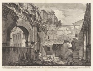 Invändig vy av av Giovanni-Battista Piranesi