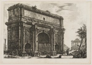 Vy över Septimius Severus av Giovanni Battista Piranesi