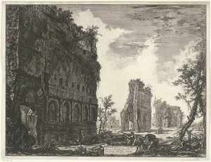 Villa Adriana in Tivoli von Giovanni-Battista Piranesi