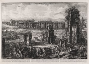 Sett? av det som ännu återstår av A. de l av Giovanni-Battista Piranesi