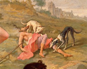 Diana ma Actaeonswed av Giovanni Battista Pittoni