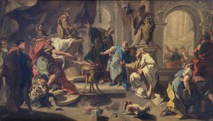 Hannibal svär evig fiendskap mot romarna, ca 1723 (olja på duk) av Giovanni Battista Pittoni