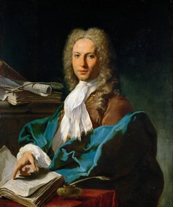 Rokoko: Porträtt av en matematiker par Pittoni, Giovan Battista (1687-1767), ca. 1740. Olja på duk, 93x81. Konsthistoriska museet, Vienne av Giovanni Battista Pittoni