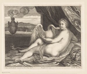 Leda och svanen av Giovanni Battista Sintes