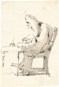 En venetiansk advokat vid sitt skrivbord av Giovanni Battista Tiepolo