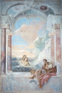 Akilles tröstad av sin mor, Thetis, från "Iliaden" av Homeros, 1757 av Giovanni Battista Tiepolo