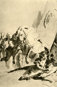 Alexander och Bucephalus, mitten av 1700-talet, 1928 av Giovanni Battista Tiepolo