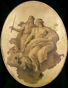 Allegori om fred och rättvisa av Giovanni Battista Tiepolo