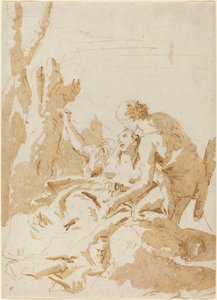 Angelica och Medoro av Giovanni Battista Tiepolo