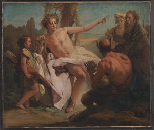 Apollo och Marsyas av Giovanni Battista Tiepolo