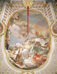 Apoteos av den spanska monarkin av Giovanni Battista Tiepolo