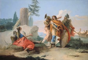 Armida övergiven av Rinaldo av Giovanni Battista Tiepolo