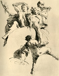 Bacchus och Ariadne, c1740, 1928 av Giovanni Battista Tiepolo