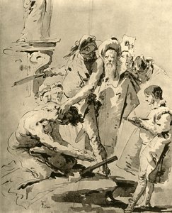 Halshuggning av ett helgon, mitten av 1700-talet, 1928 av Giovanni Battista Tiepolo