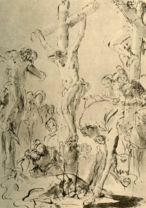 Korsfästelse, mitten av 1700-talet, 1928 av Giovanni Battista Tiepolo