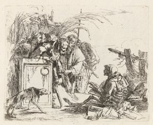 Death Giving Audience, från Vari capricci (Various Capriccios) av Giovanni-Battista Tiepolo