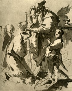 Widmung eines jungen Soldaten, 1735-1740, 1928 von Giovanni Battista Tiepolo