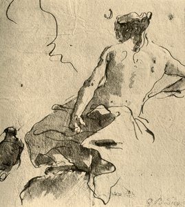 Diana, 1757, 1928 av Giovanni Battista Tiepolo