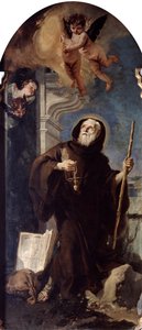 Extas av Saint Francis of Paula, 1700-talet av Giovanni Battista Tiepolo