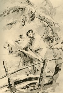Flyg till Egypten, före 1752, 1928 av Giovanni Battista Tiepolo