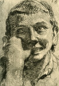 Head of a Laughing Boy, mitten av 1700-talet, 1928 av Giovanni Battista Tiepolo