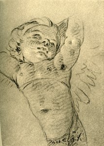 Svävande Amor, mitten av 1700-talet, 1928 av Giovanni Battista Tiepolo