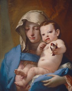 Madonna från guldfinken av Giovanni Battista Tiepolo