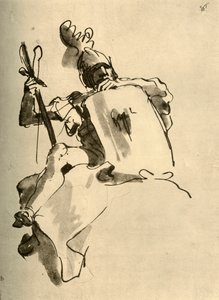 Mars, 1757, 1928 av Giovanni Battista Tiepolo