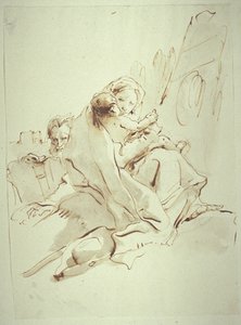 Vila på flyget till Egypten av Giovanni Battista Tiepolo