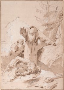 Sankt Fidelis av Sigmarigen och Sankt Josef av Leonessa av Giovanni Battista Tiepolo
