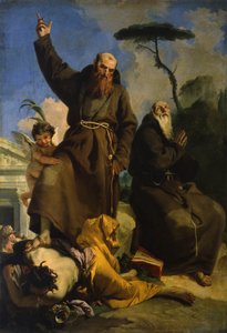 Sankt Fidelis av Sigmaringen och Sankt Josef av Leonessa av Giovanni Battista Tiepolo