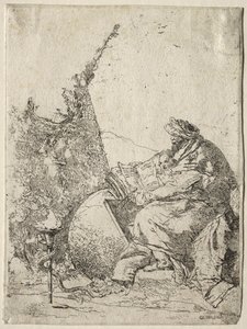 Scherzi di Fantasia: Filosofen av Giovanni Battista Tiepolo