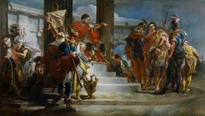 Scipio Africanus befriar Massiva av Giovanni Battista Tiepolo