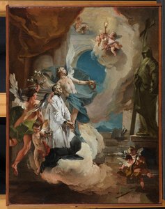 S:t Aloysius Gonzaga in Glory, c.1726 av Giovanni Battista Tiepolo