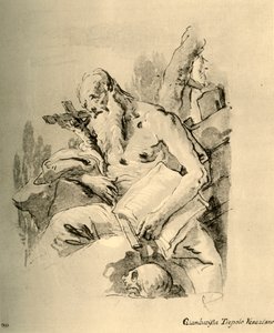 St. Hieronymus, mitten av 1700-talet, 1928 av Giovanni Battista Tiepolo