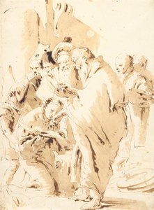 St Prosdocimus döper St Giustina av Giovanni Battista Tiepolo