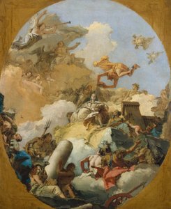 Den spanska monarkins apoteos, c.1765 av Giovanni Battista Tiepolo