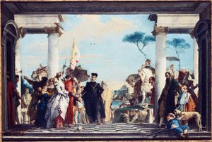 Henri III:s ankomst till Villa Contarini, före 1750 av Giovanni Battista Tiepolo