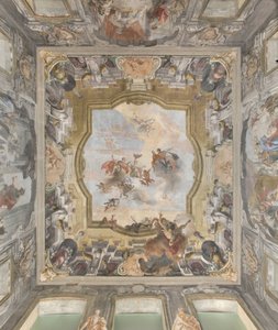 Der Fall der Dämonen, Geschichten von Scipio, Detail, 1731 (Detail) von Giovanni Battista Tiepolo